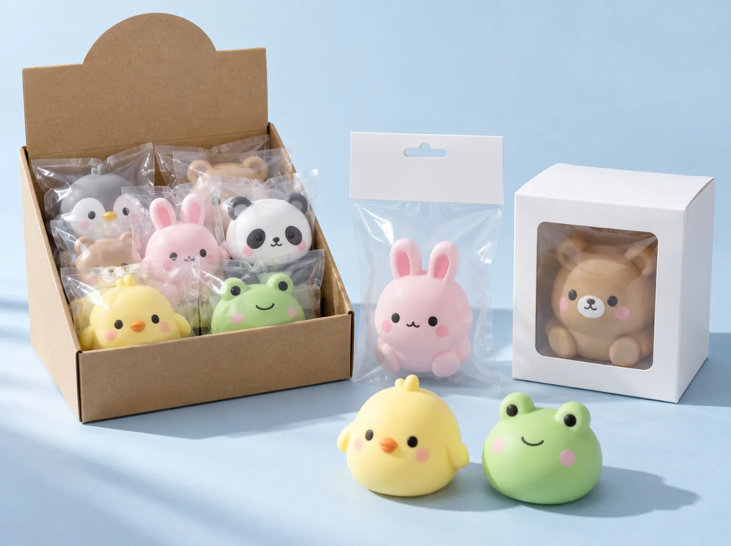 Emballage de vente au détail pour jouets à presser