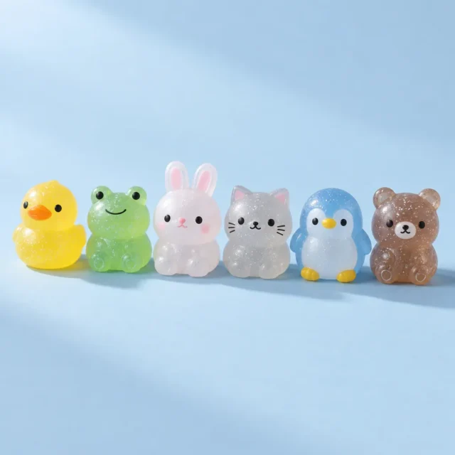 Minis mochis animaux pailletés