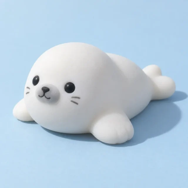 Jouet mochi phoque bébé à presser