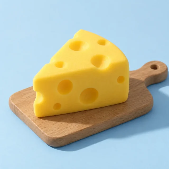 Squishy quartier d’emmental